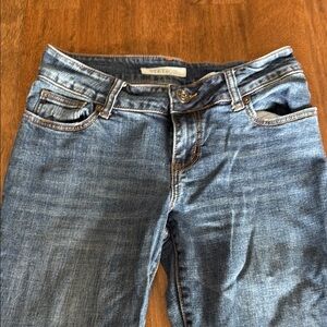 Stetson Blue Flare Wide Leg Jeans